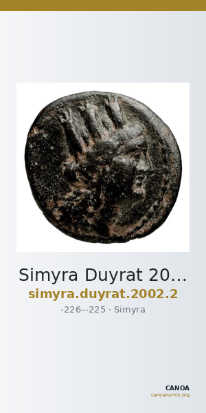 Simyra Duyrat 2002 series 2 — CANOA