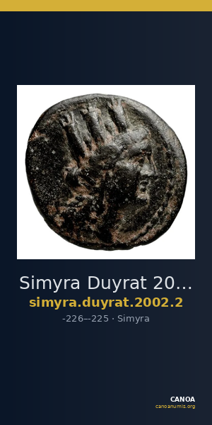 Simyra Duyrat 2002 series 2 — CANOA