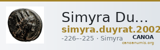 Simyra Duyrat 2002 series 2 — CANOA