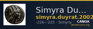 Simyra Duyrat 2002 series 2 — CANOA