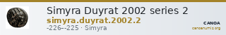 Simyra Duyrat 2002 series 2 — CANOA