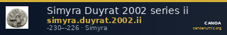 Simyra Duyrat 2002 series ii — CANOA