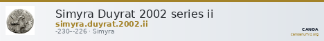 Simyra Duyrat 2002 series ii — CANOA