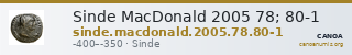 Sinde MacDonald 2005 78; 80-1 — CANOA