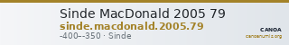 Sinde MacDonald 2005 79 — CANOA