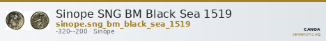 Sinope SNG BM Black Sea 1519 — CANOA
