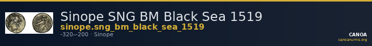 Sinope SNG BM Black Sea 1519 — CANOA