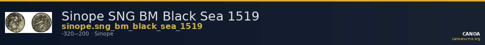 Sinope SNG BM Black Sea 1519 — CANOA