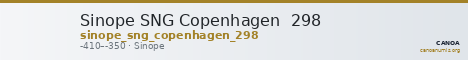 Sinope SNG Copenhagen  298 — CANOA