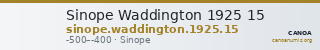 Sinope Waddington 1925 15 — CANOA
