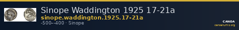 Sinope Waddington 1925 17-21a — CANOA