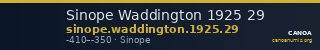 Sinope Waddington 1925 29 — CANOA