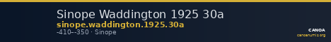 Sinope Waddington 1925 30a — CANOA
