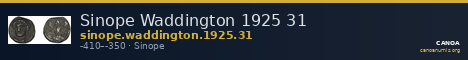 Sinope Waddington 1925 31 — CANOA