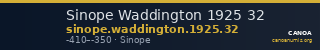 Sinope Waddington 1925 32 — CANOA