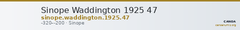 Sinope Waddington 1925 47 — CANOA