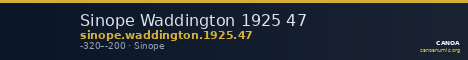 Sinope Waddington 1925 47 — CANOA