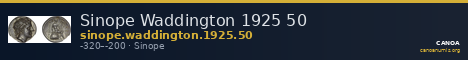 Sinope Waddington 1925 50 — CANOA
