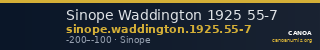 Sinope Waddington 1925 55-7 — CANOA