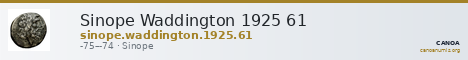Sinope Waddington 1925 61 — CANOA