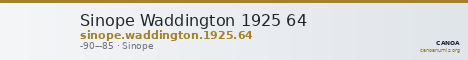 Sinope Waddington 1925 64 — CANOA