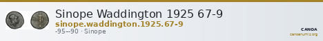 Sinope Waddington 1925 67-9 — CANOA