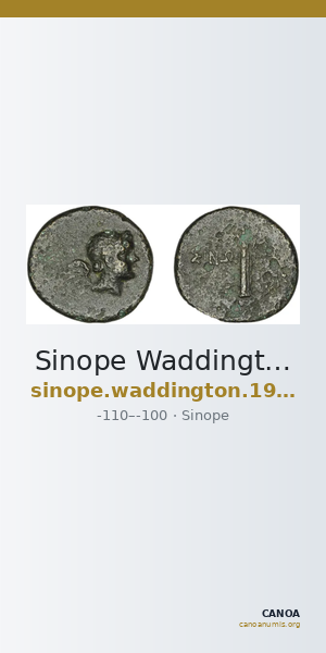 Sinope Waddington 1925 70 — CANOA