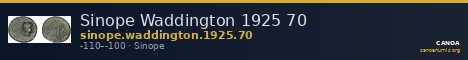 Sinope Waddington 1925 70 — CANOA