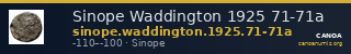 Sinope Waddington 1925 71-71a — CANOA