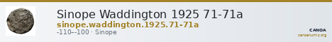 Sinope Waddington 1925 71-71a — CANOA