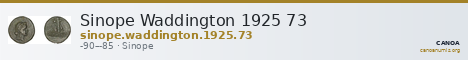 Sinope Waddington 1925 73 — CANOA
