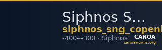 Siphnos SNG Copenhagen Siphnos 747 — CANOA
