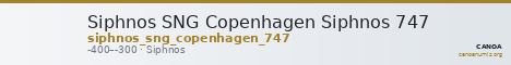 Siphnos SNG Copenhagen Siphnos 747 — CANOA