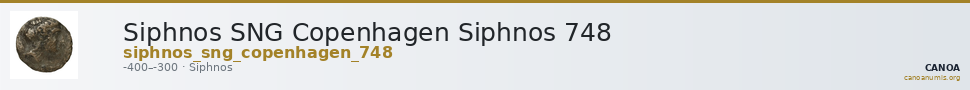 Siphnos SNG Copenhagen Siphnos 748 — CANOA