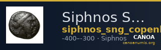 Siphnos SNG Copenhagen Siphnos 749-750 — CANOA
