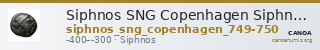 Siphnos SNG Copenhagen Siphnos 749-750 — CANOA