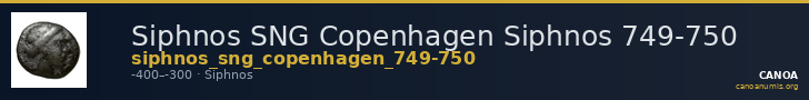 Siphnos SNG Copenhagen Siphnos 749-750 — CANOA