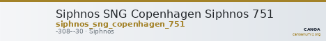Siphnos SNG Copenhagen Siphnos 751 — CANOA