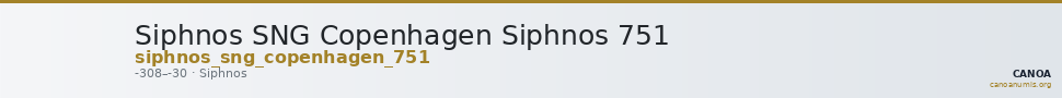 Siphnos SNG Copenhagen Siphnos 751 — CANOA
