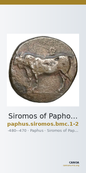 Siromos of Paphos Paphos BMC Paphus 1-2 — CANOA
