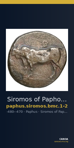 Siromos of Paphos Paphos BMC Paphus 1-2 — CANOA