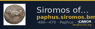 Siromos of Paphos Paphos BMC Paphus 1-2 — CANOA