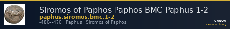 Siromos of Paphos Paphos BMC Paphus 1-2 — CANOA