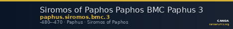 Siromos of Paphos Paphos BMC Paphus 3 — CANOA