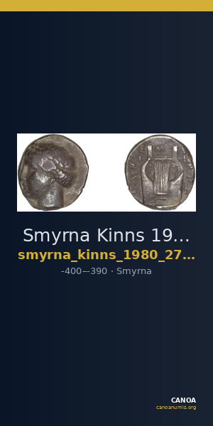 Smyrna Kinns 1980 pp. 276-277 — CANOA