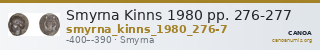 Smyrna Kinns 1980 pp. 276-277 — CANOA