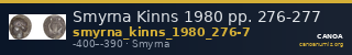 Smyrna Kinns 1980 pp. 276-277 — CANOA