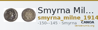 Smyrna Milne 1914 Series 1 — CANOA