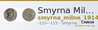 Smyrna Milne 1914 Series 2 drachms — CANOA