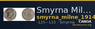 Smyrna Milne 1914 Series 2 drachms — CANOA